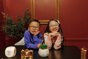 Kids in glasses